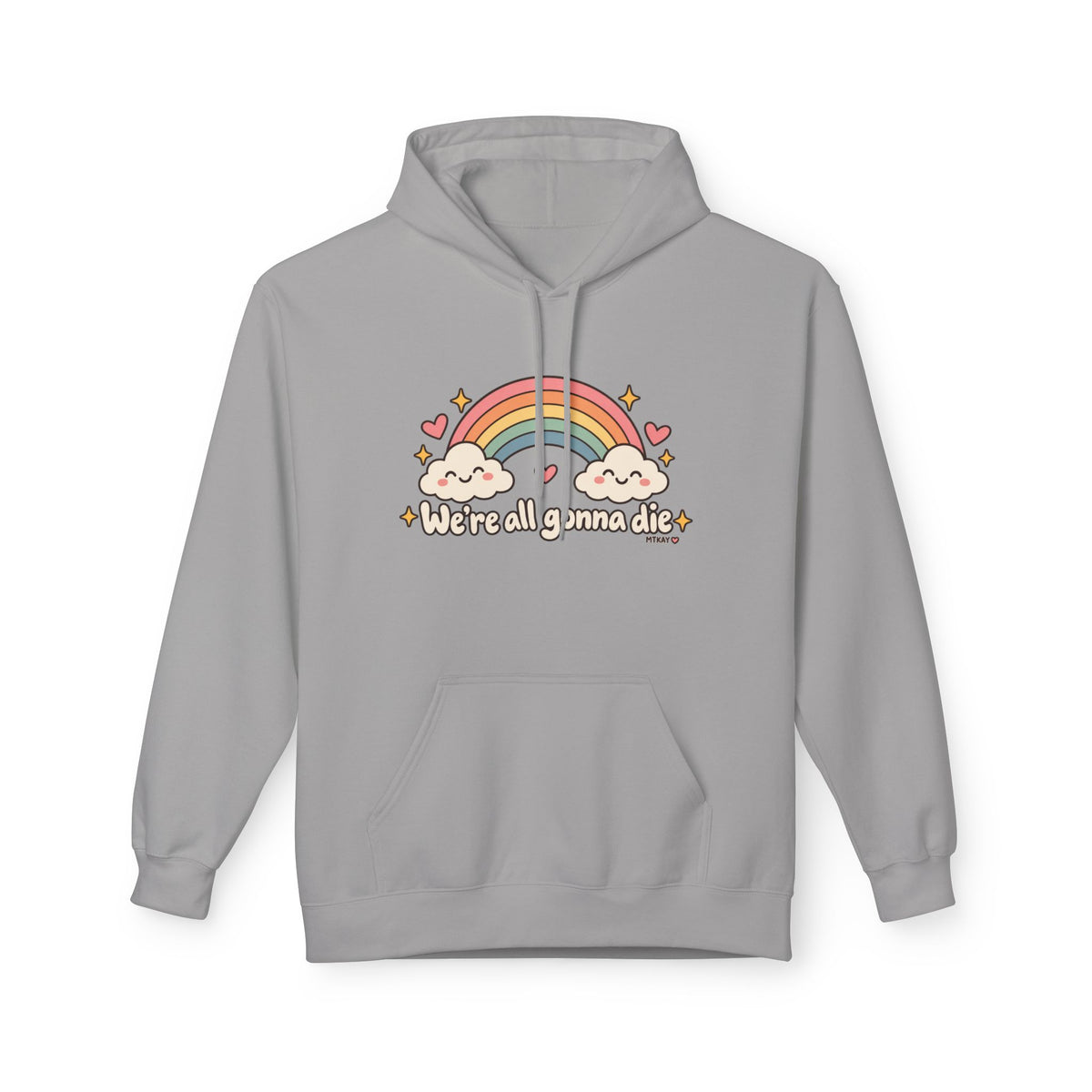 Rainbow Kawaii Hoodie — "It's a Good Day" Cute Cloud & Rainbow Sweatshirt