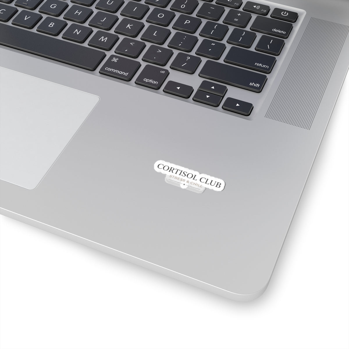 Cortisol Club Sticker | stress meme, anxiety humor, burnout satire