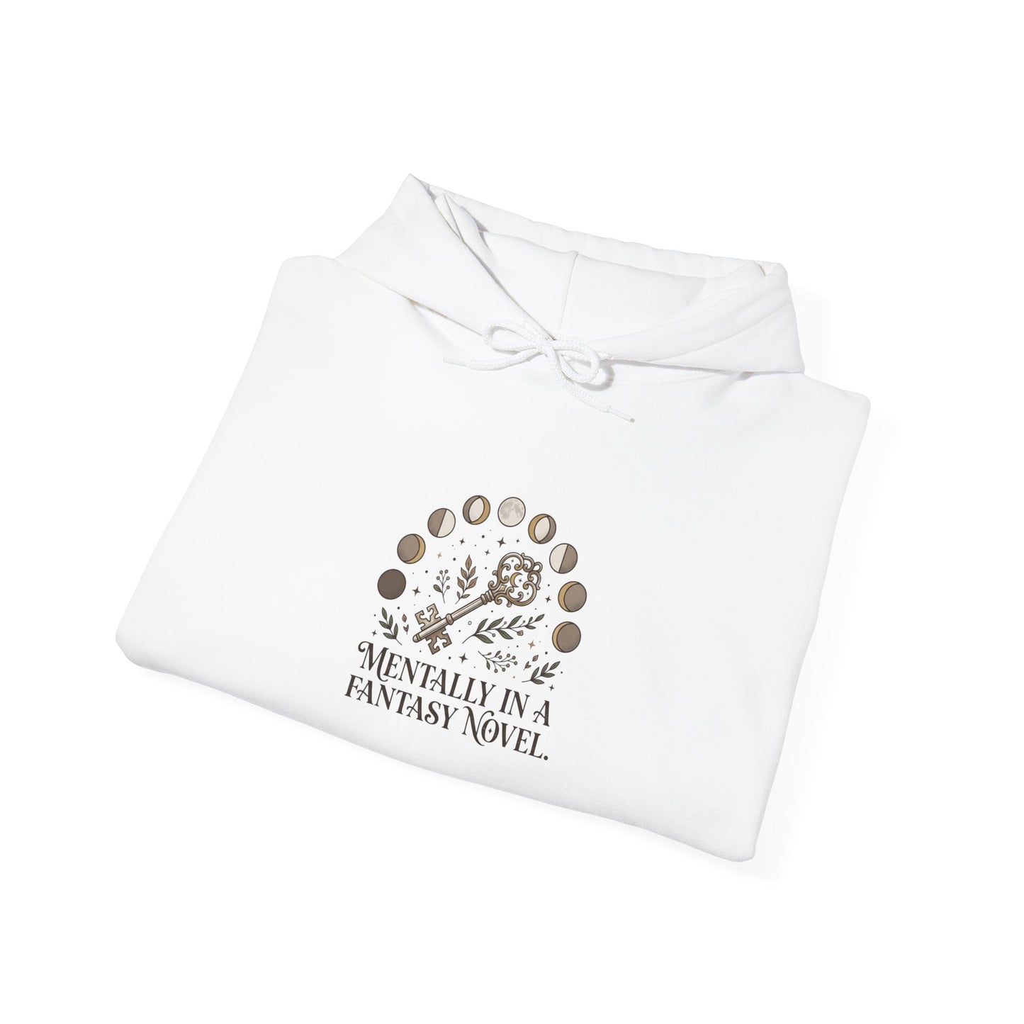 Mentally in a Fantasy Novel Hoodie | Book Lover, Dark Academia