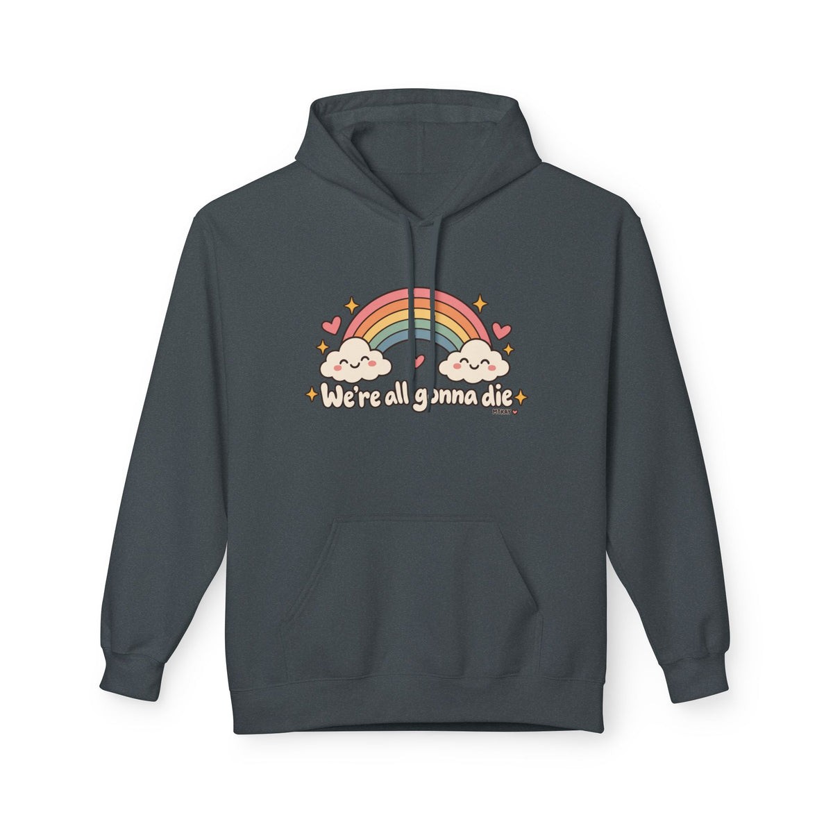 Rainbow Kawaii Hoodie — "It's a Good Day" Cute Cloud & Rainbow Sweatshirt