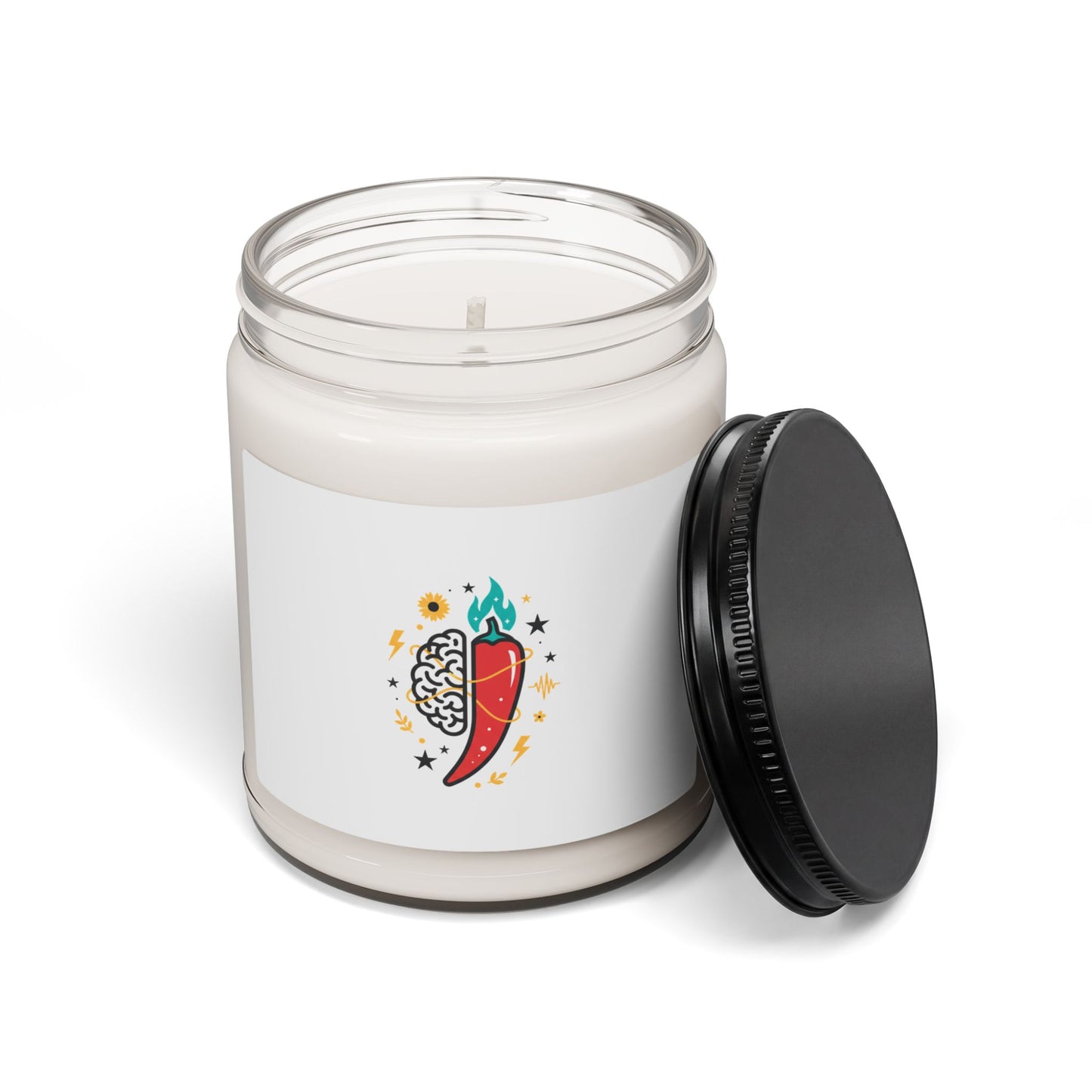 Neurodivergent Pride Soy Candle, sensory-friendly autistic pride, stim-positive