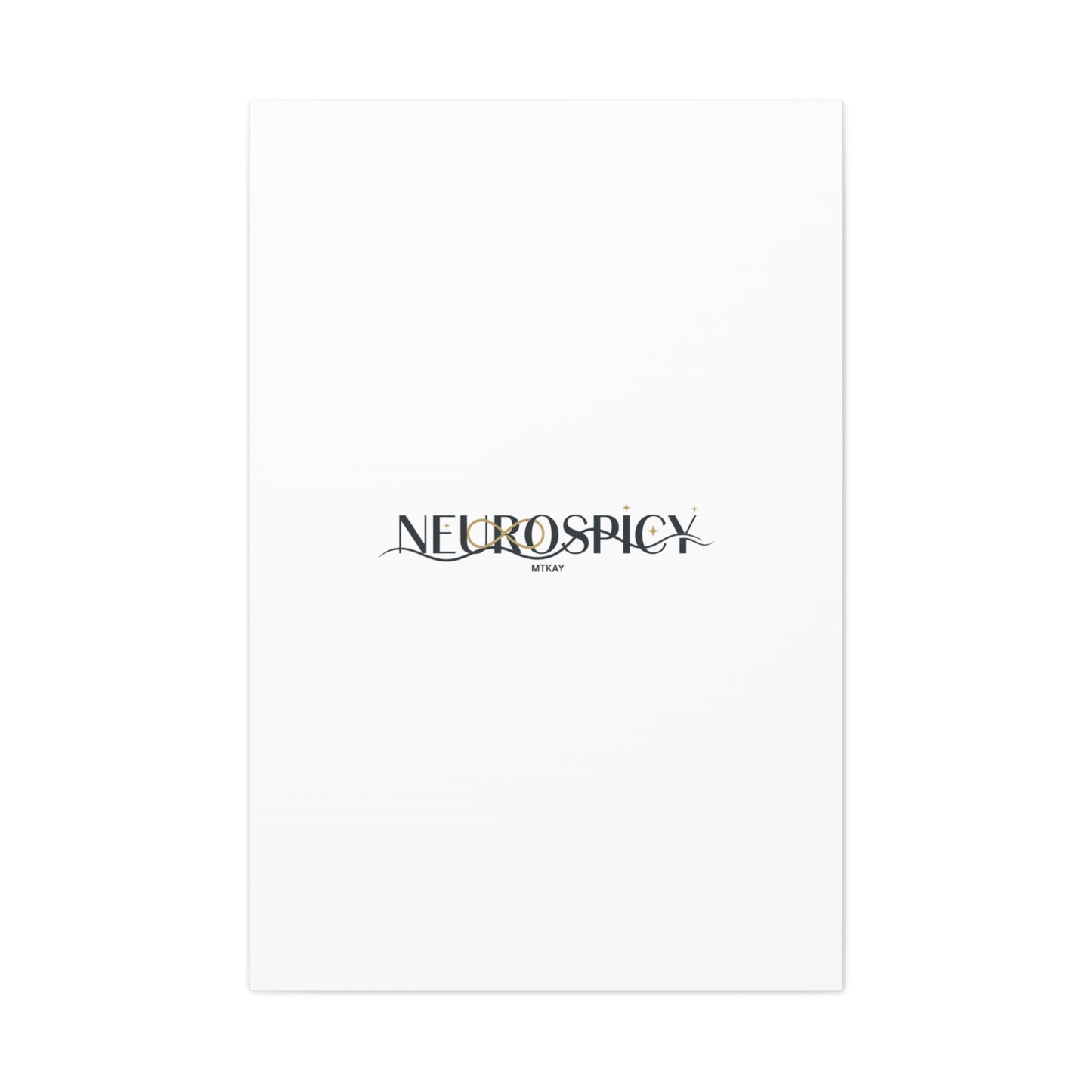 Neurospicy Canvas, Stretched | Autistic Pride, Neurodiversity Acceptance