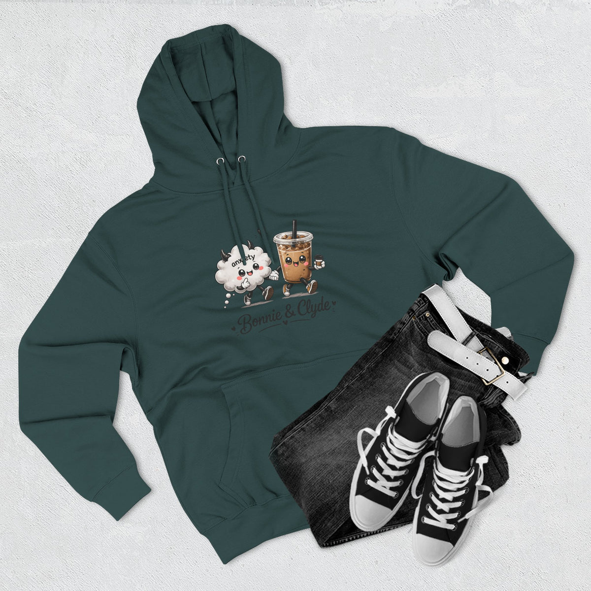 Bonnie & Clyde Coffee Hoodie ☕🤎