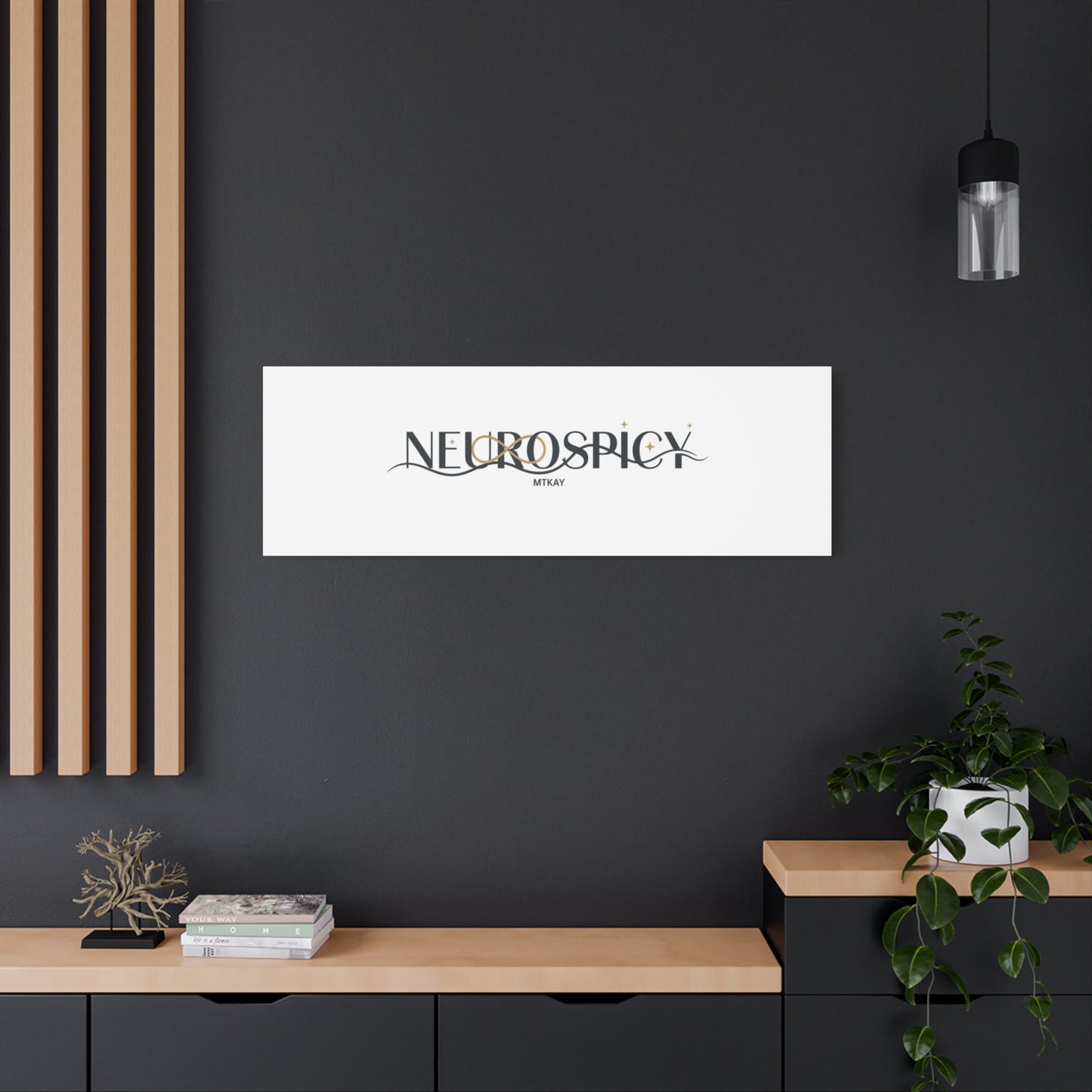 Neurospicy Canvas, Stretched | Autistic Pride, Neurodiversity Acceptance