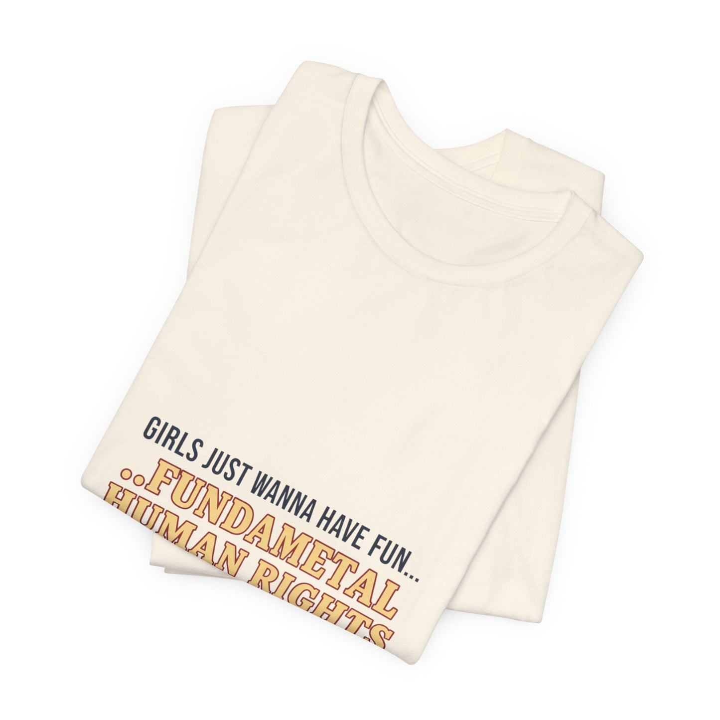 Fundamental Human Rights Tee | International Women's Day, IWD Typography