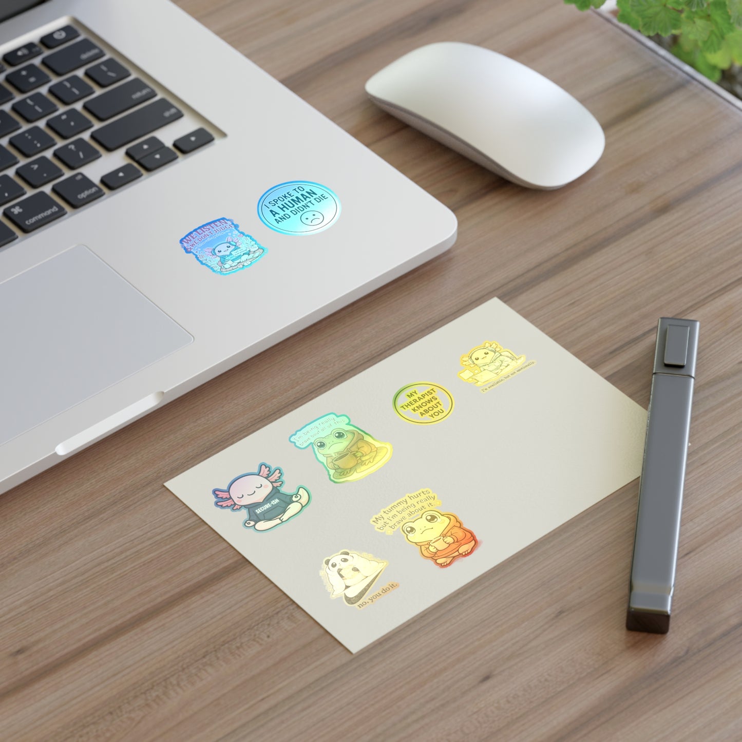 Coping Crew Sticker Sheet — Anxiety Support & Comfort Stickers