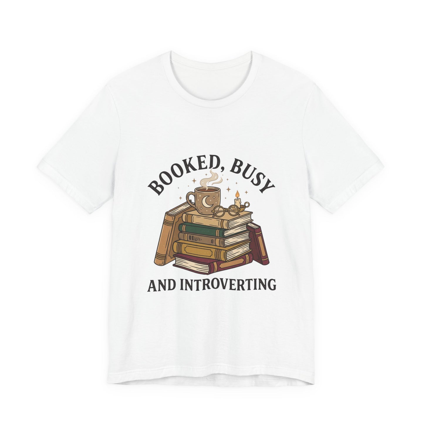 Booked Busy and Introverting T-Shirt | book lover shirt, reading tee
