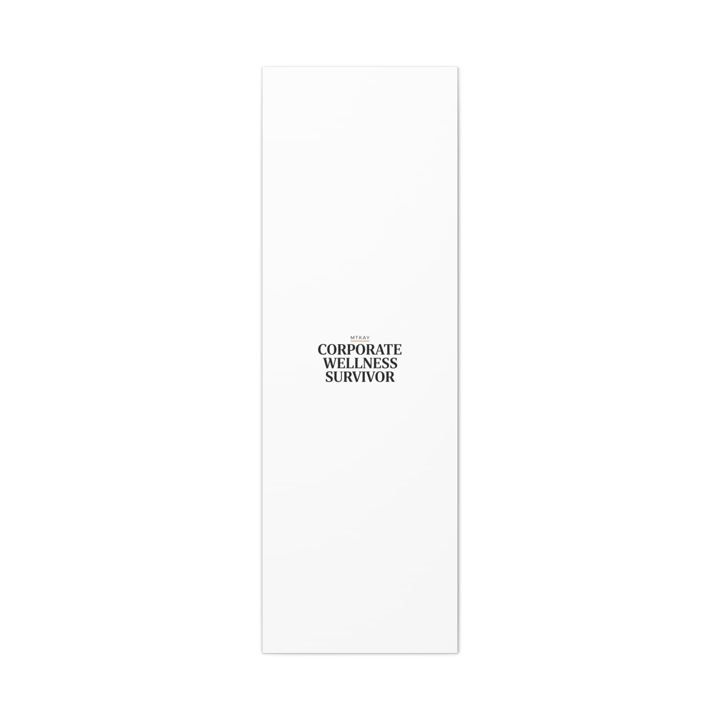 Corporate Wellness Survivor Canvas | cortisol shirt, stress meme, burnout humor