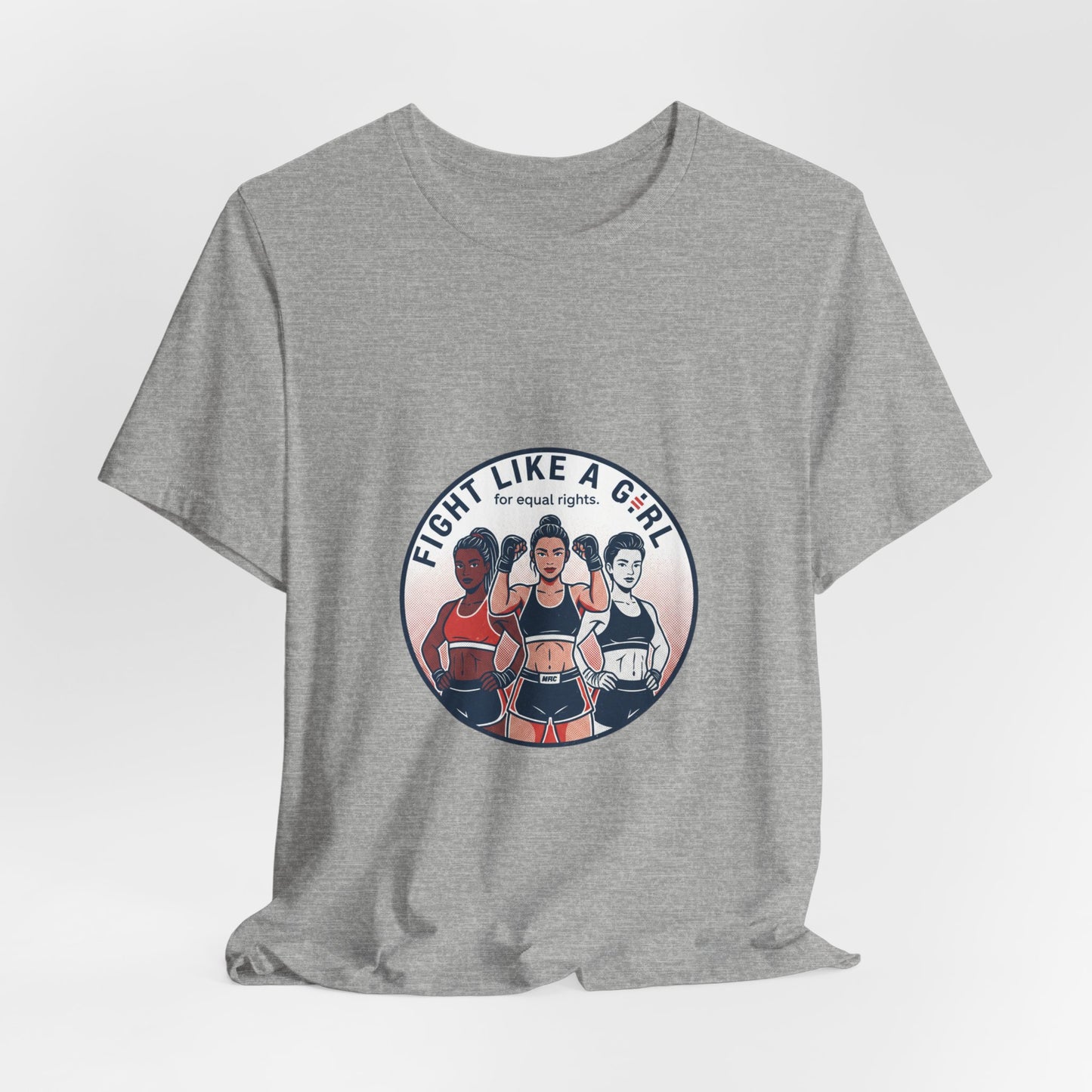 Fight Like a Girl tee | Feminist Slogan, IWD Typography