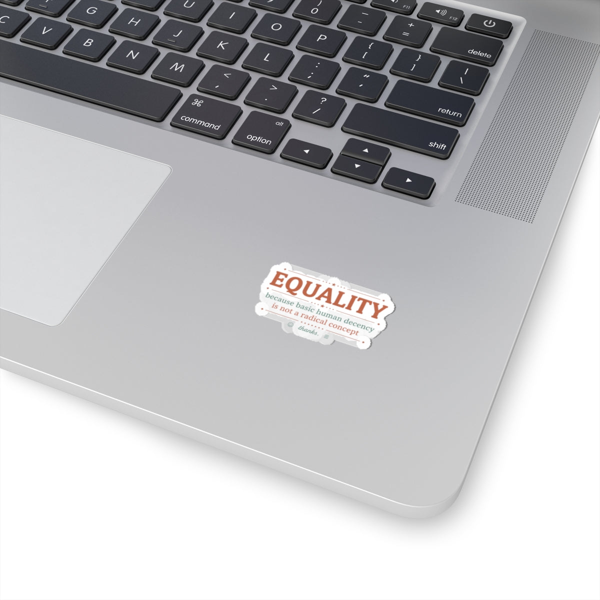 Equality slogan Kiss-Cut Stickers | IWD feminist empowerment, equality design