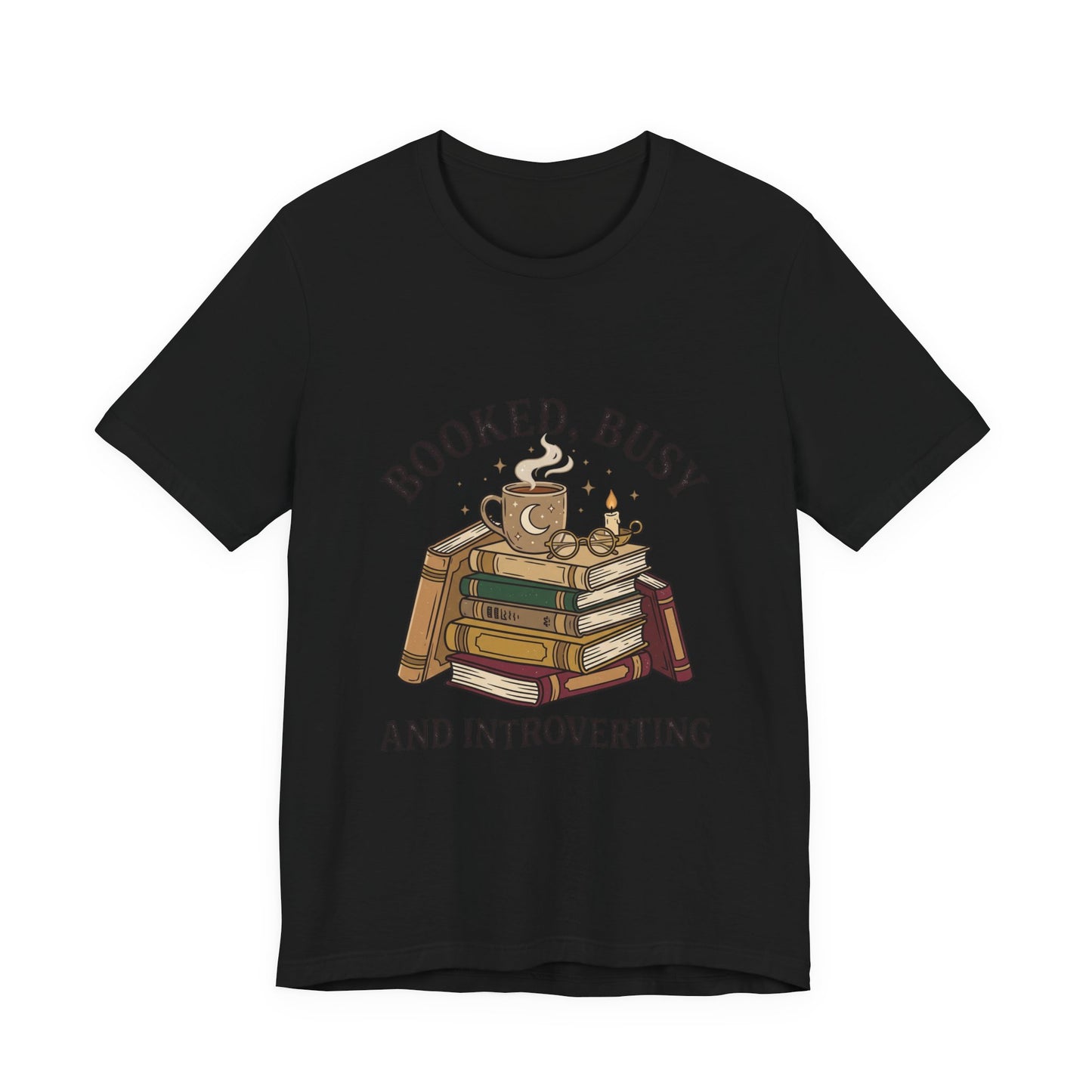 Booked Busy and Introverting T-Shirt | book lover shirt, reading tee