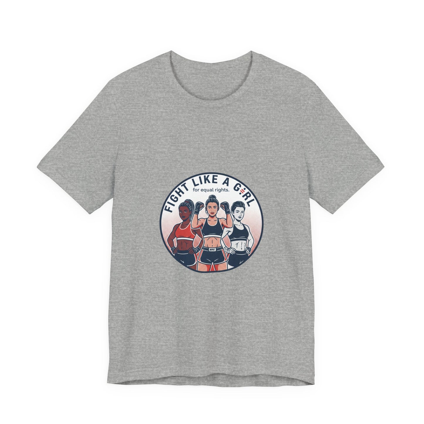 Fight Like a Girl tee | Feminist Slogan, IWD Typography