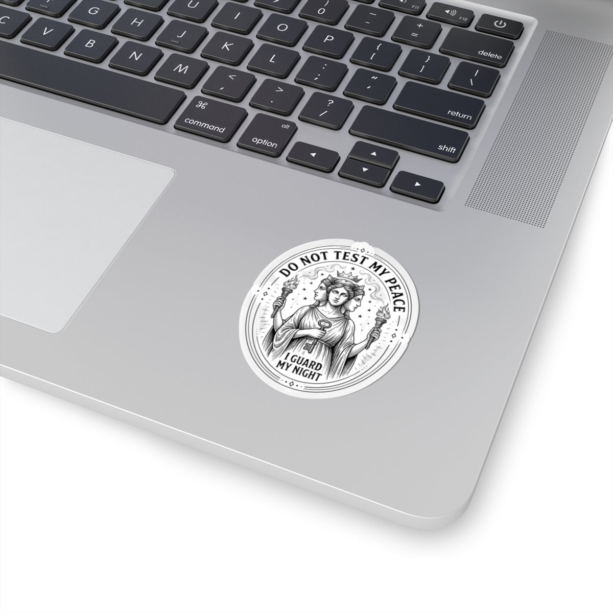Do Not Test My Peace Kiss-Cut Sticker | Greek Mythology, Mythcore