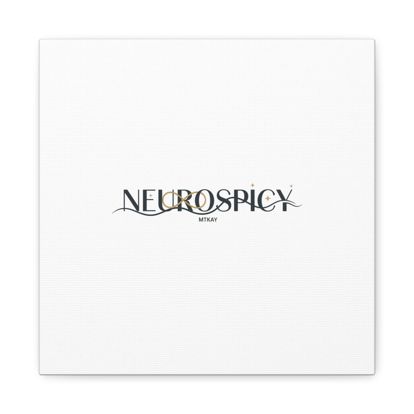 Neurospicy Canvas, Stretched | Autistic Pride, Neurodiversity Acceptance