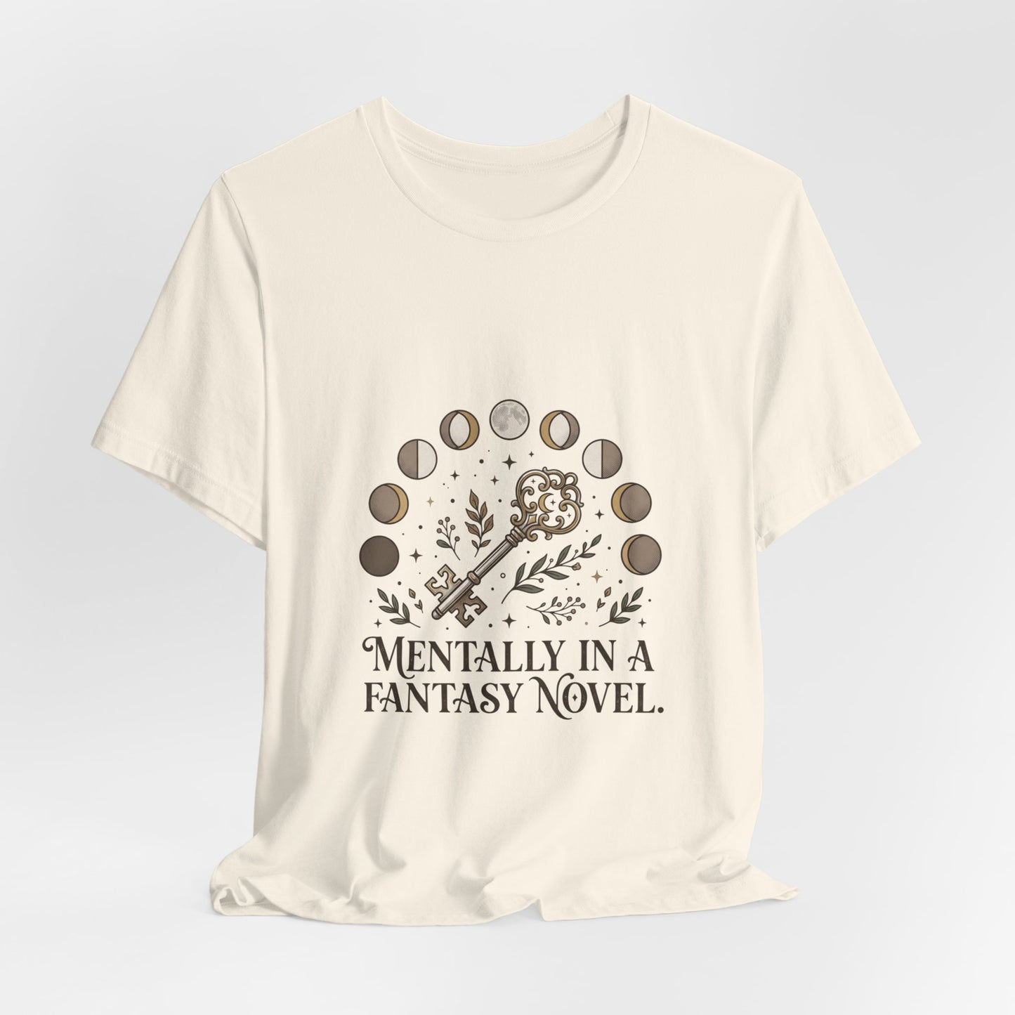 Mentally in a Fantasy Novel Tee | book lover shirt, dark academia reading tee