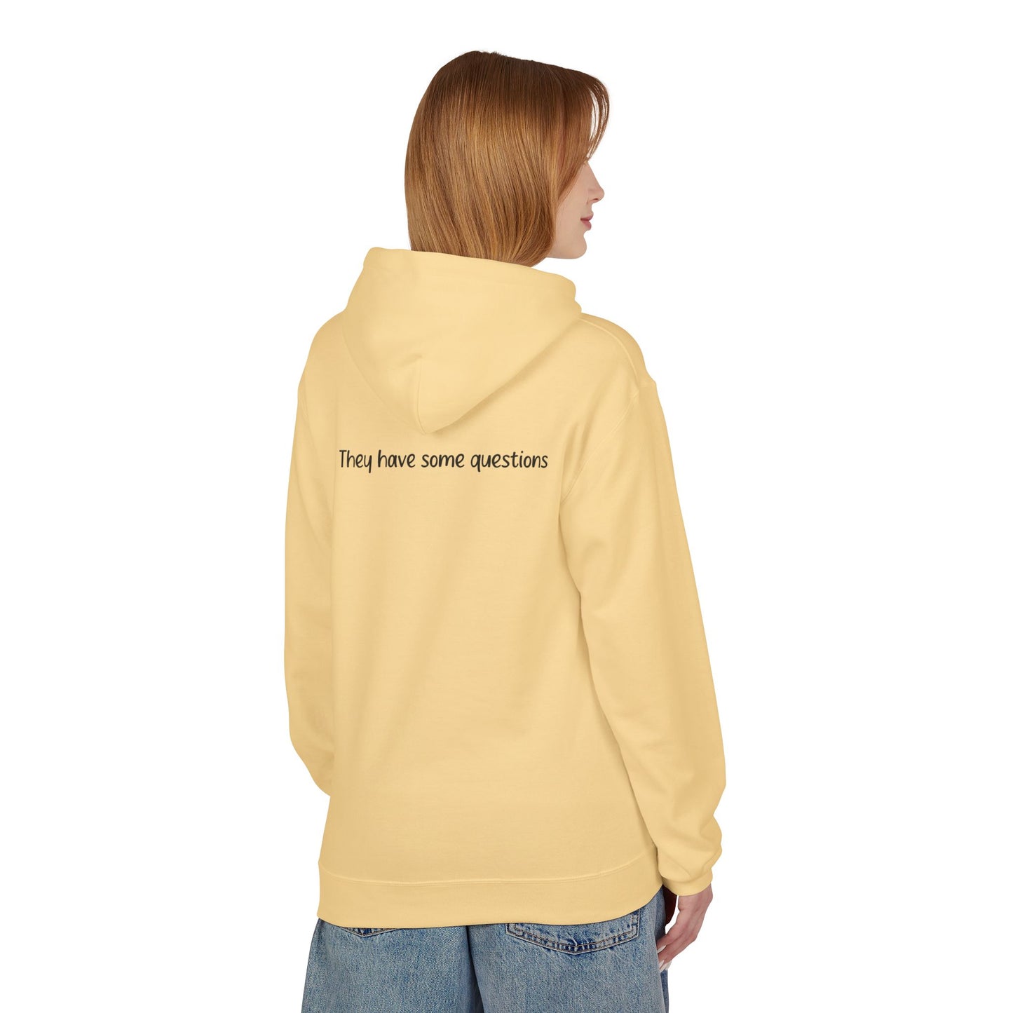 Hoodie — "I Told My Therapist About You" Funny Mental Health Quote Pullover