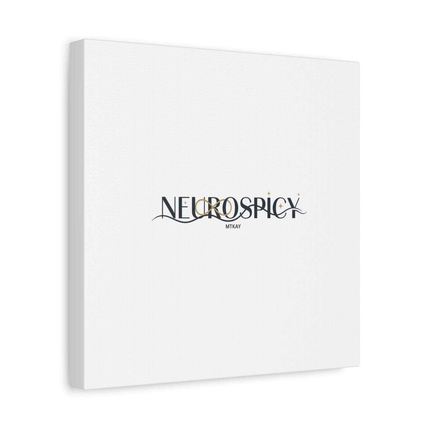 Neurospicy Canvas, Stretched | Autistic Pride, Neurodiversity Acceptance