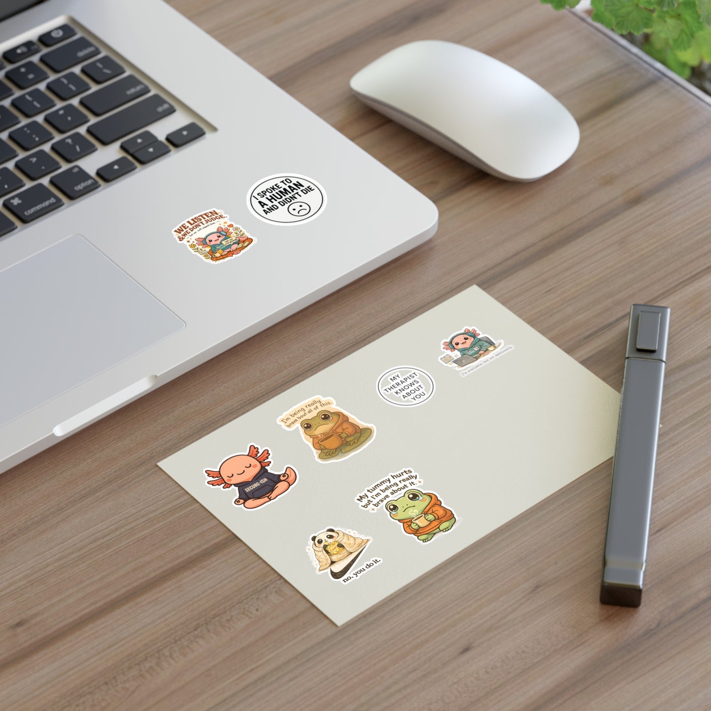 Coping Crew Sticker Sheet — Anxiety Support & Comfort Stickers