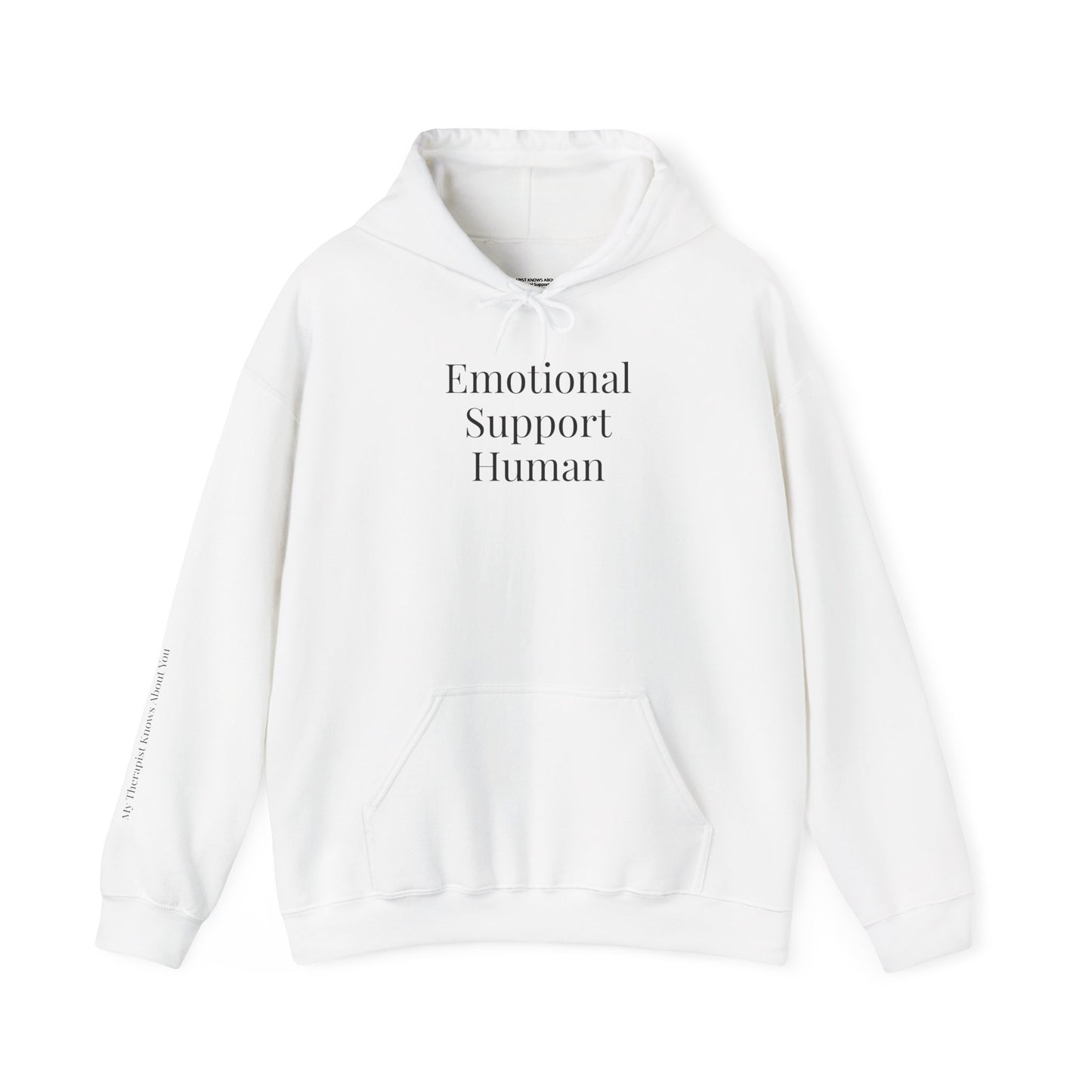 Emotional Support Human, Cozy Sweatshirt, Gift, Everyday Wear, Relaxation Hoodie, Unisex Fashion