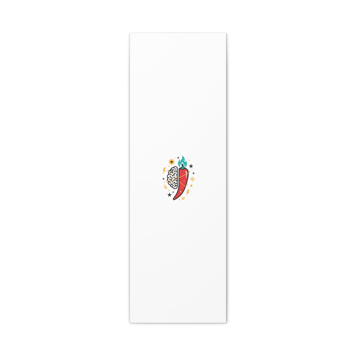 Neurodivergent Pride Brain & Chili Art Canvas | autism acceptance, autistic pride