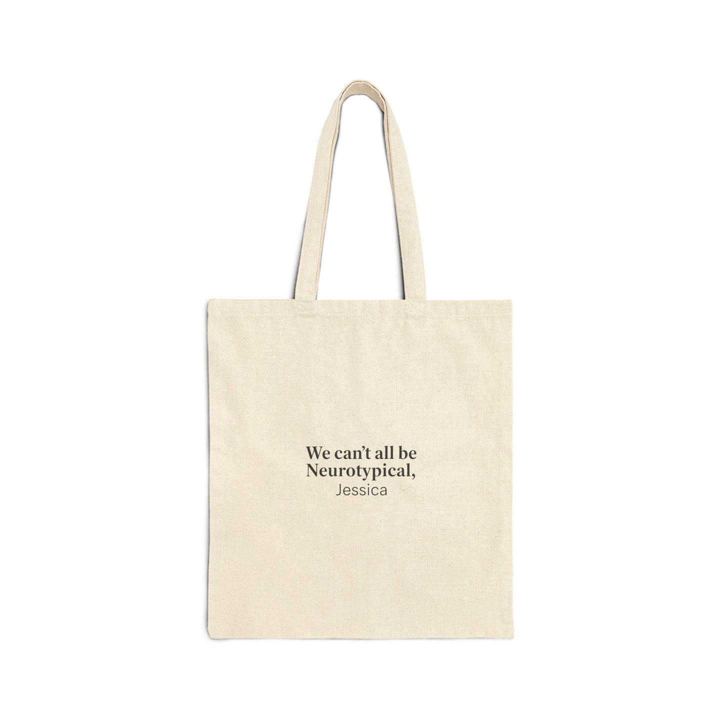 Neurodiversity Pride Tote, Autism Acceptance Canvas Tote | Autistic Pride, Neurodivergent Advocacy