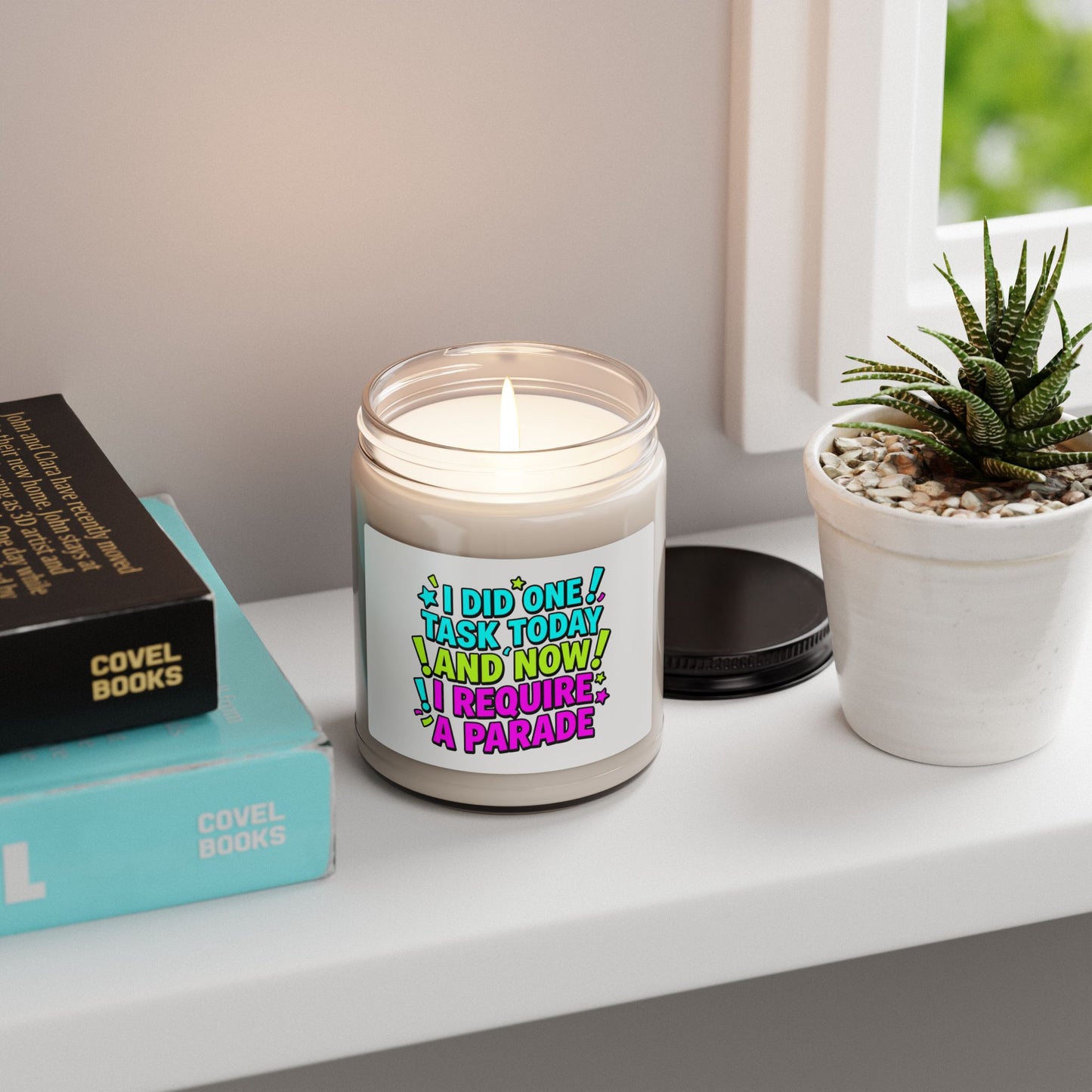 I Did One Task Today I Require A Parade Candle, Meme‑Core Soy Candle, Cringe‑Core Humor