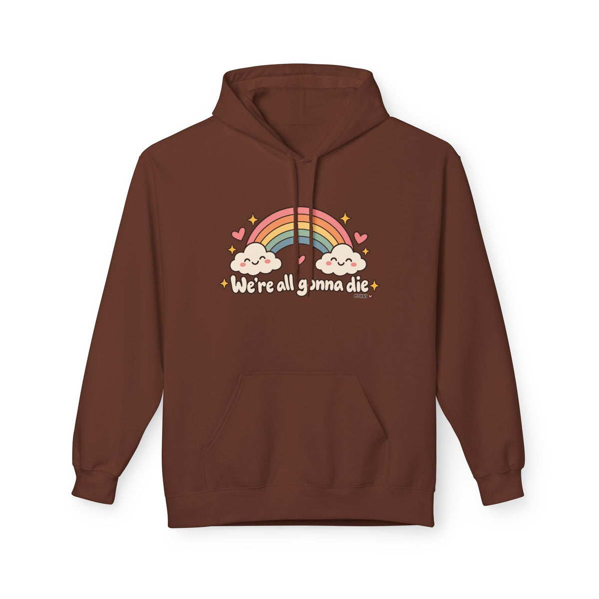 Rainbow Kawaii Hoodie — "It's a Good Day" Cute Cloud & Rainbow Sweatshirt
