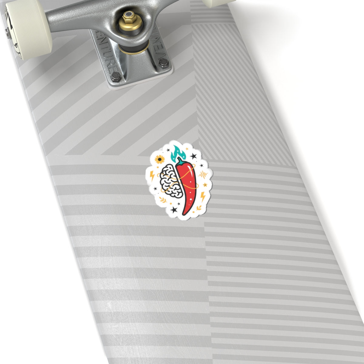 Neurodivergent Pepper Brain Sticker | neurodiversity, autistic pride