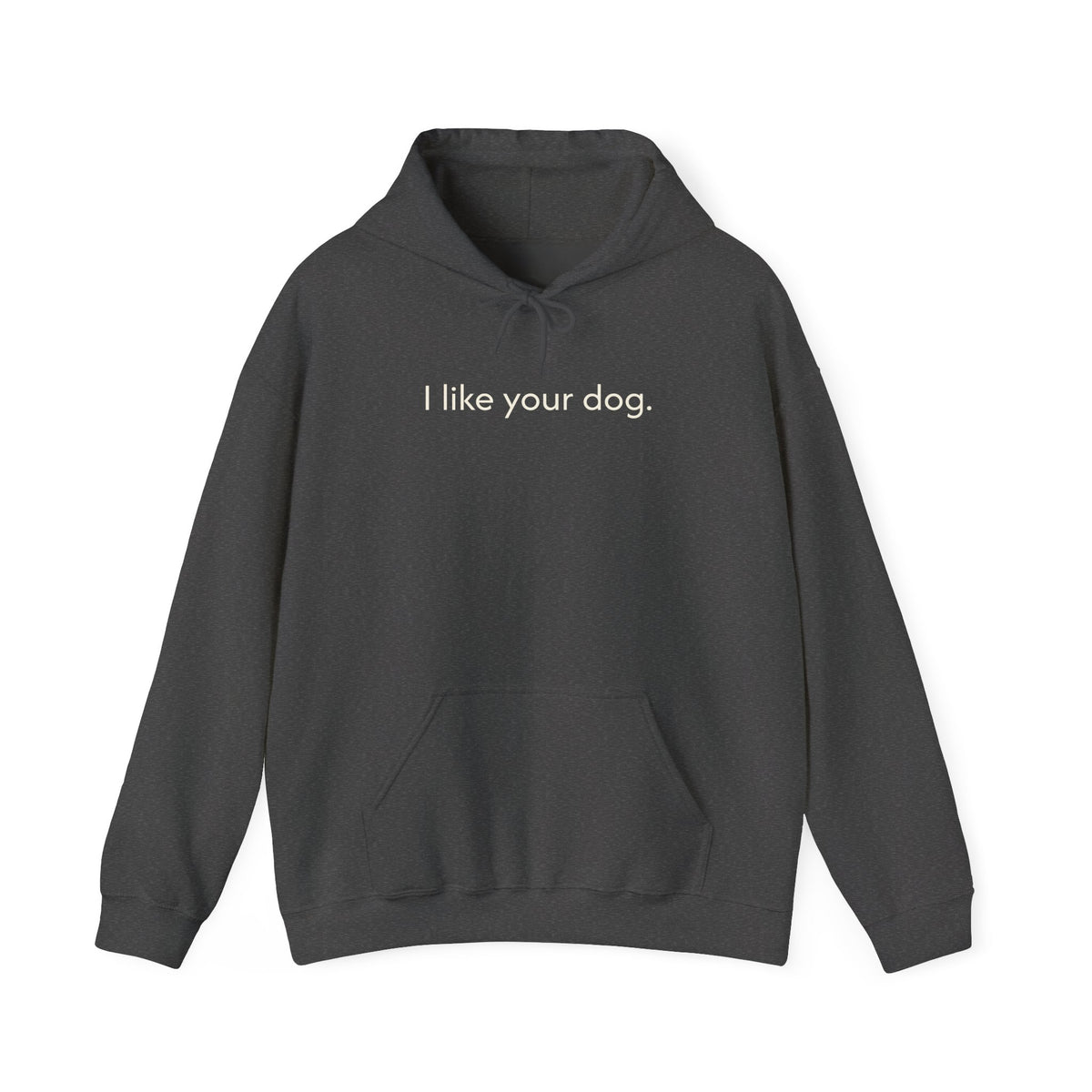 "I Like Your Dog" Hoodie – Minimalist Dog Lover Pullover