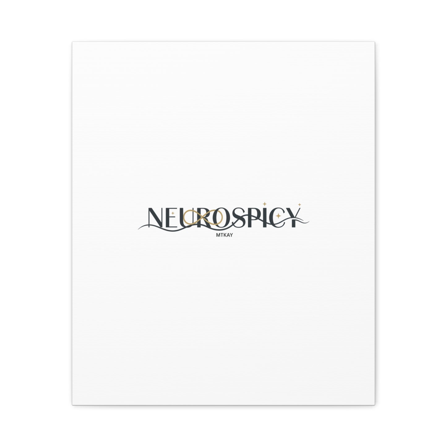 Neurospicy Canvas, Stretched | Autistic Pride, Neurodiversity Acceptance