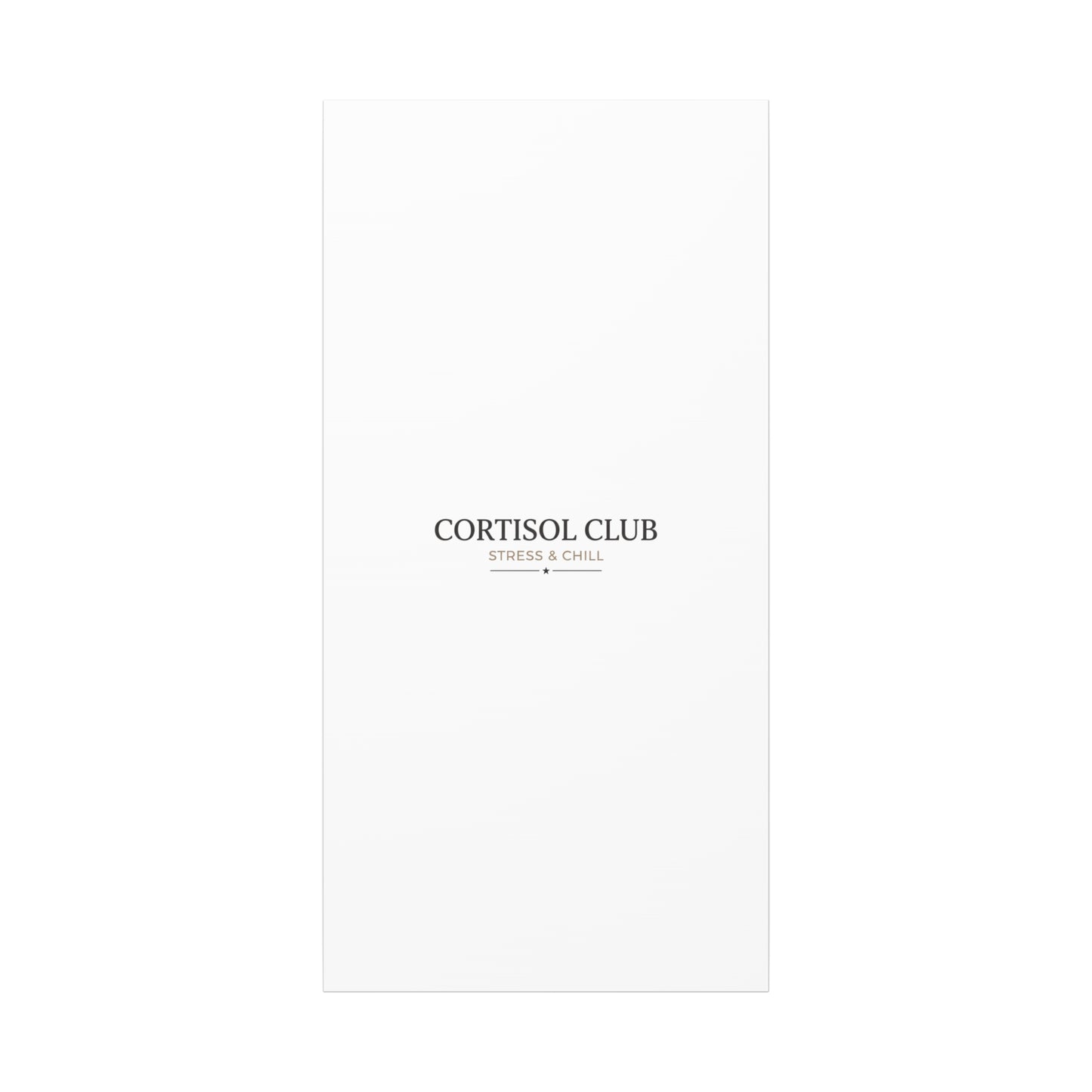 Cortisol Club Stress & Chill Canvas | stress meme, burnout humor