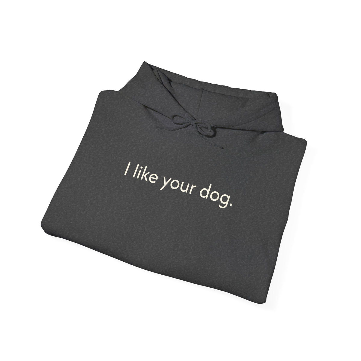 "I Like Your Dog" Hoodie – Minimalist Dog Lover Pullover