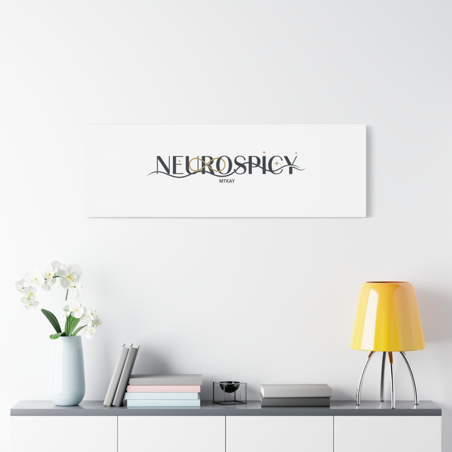 Neurospicy Canvas, Stretched | Autistic Pride, Neurodiversity Acceptance