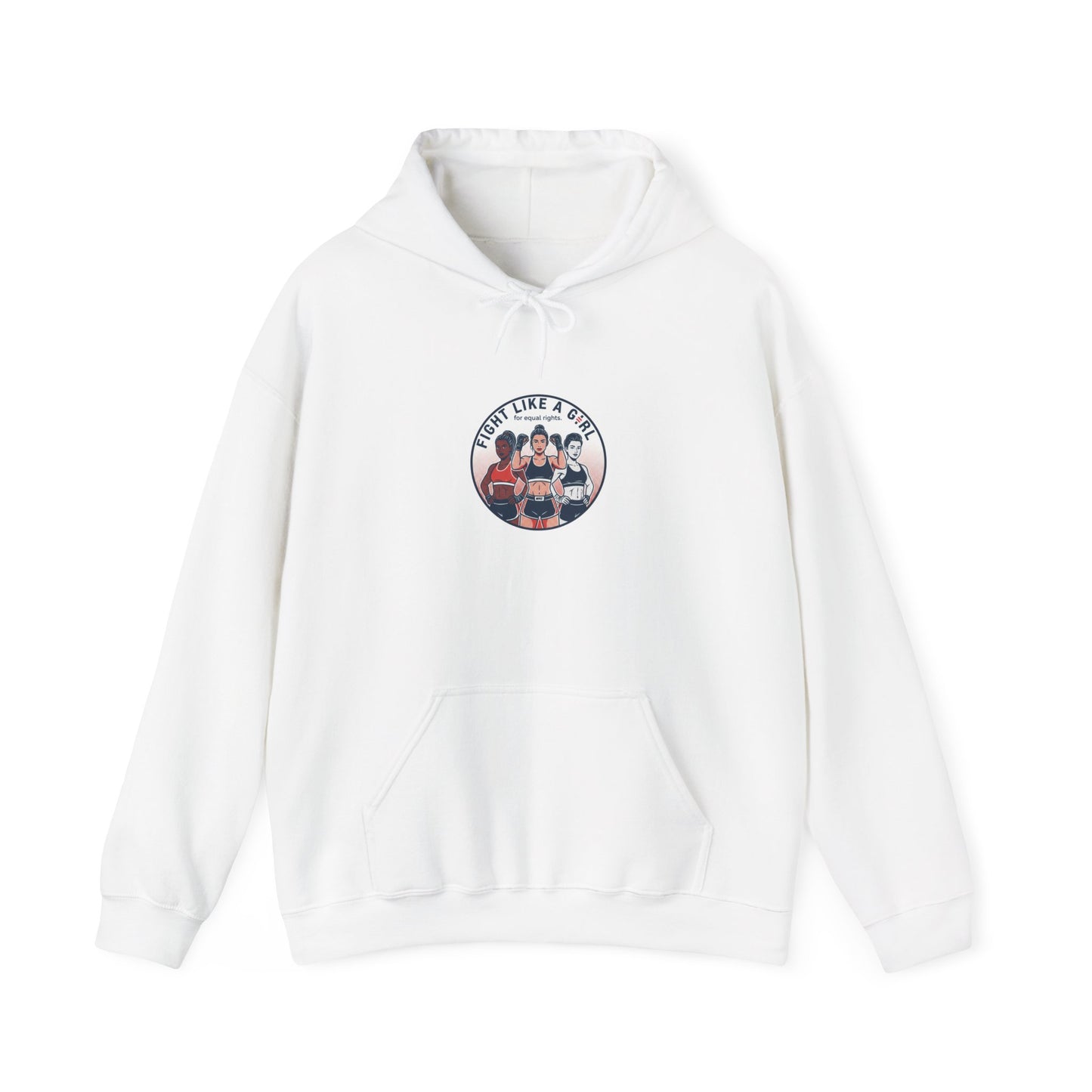 Feminist Empowerment Typography Hoodie | International Women's Day IWD equality design