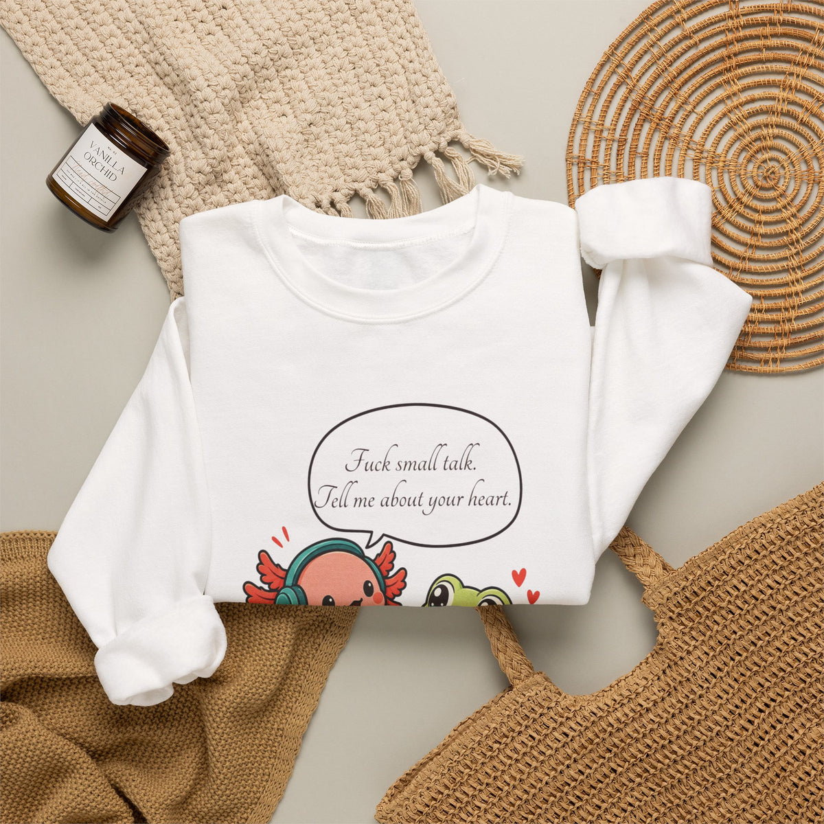 Cozy Cafe Friends Sweatshirt | Homebody loungewear, cute kawaii illustration