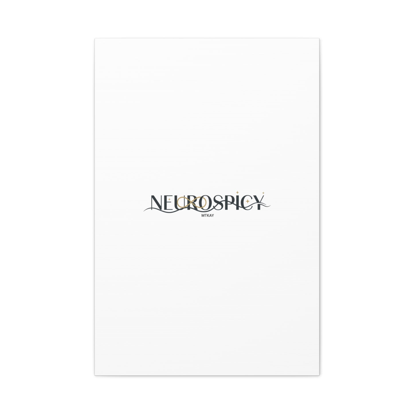 Neurospicy Canvas, Stretched | Autistic Pride, Neurodiversity Acceptance