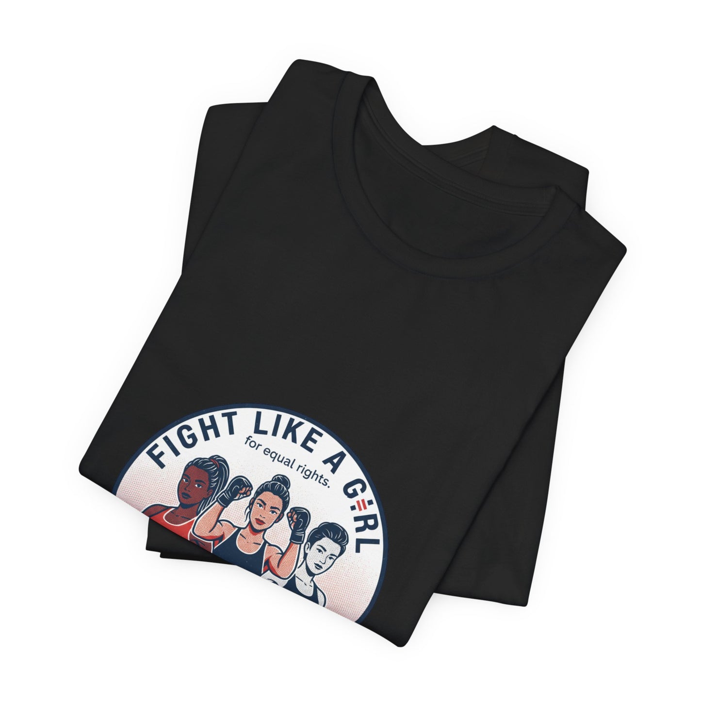 Fight Like a Girl tee | Feminist Slogan, IWD Typography