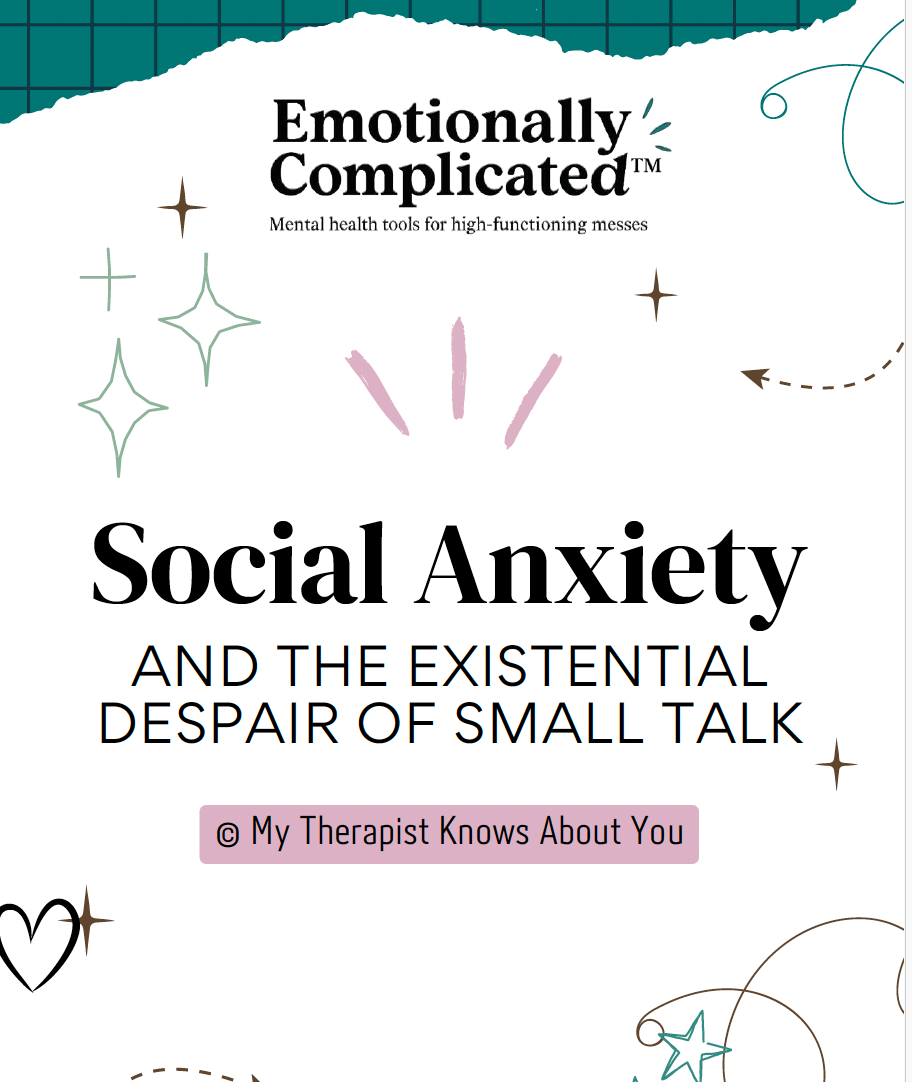 Social Anxiety Workbook – Survive Small Talk (With Sarcasm)