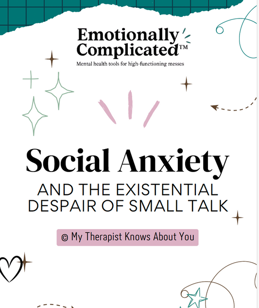 Social Anxiety Workbook – Survive Small Talk (With Sarcasm)
